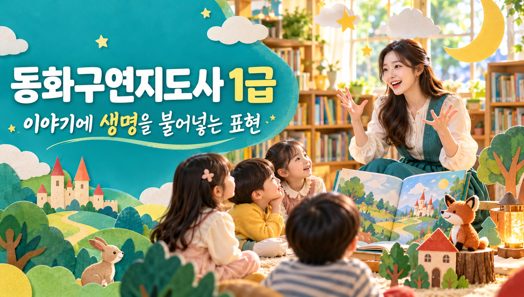동화구연지도사1급 취득알아보기