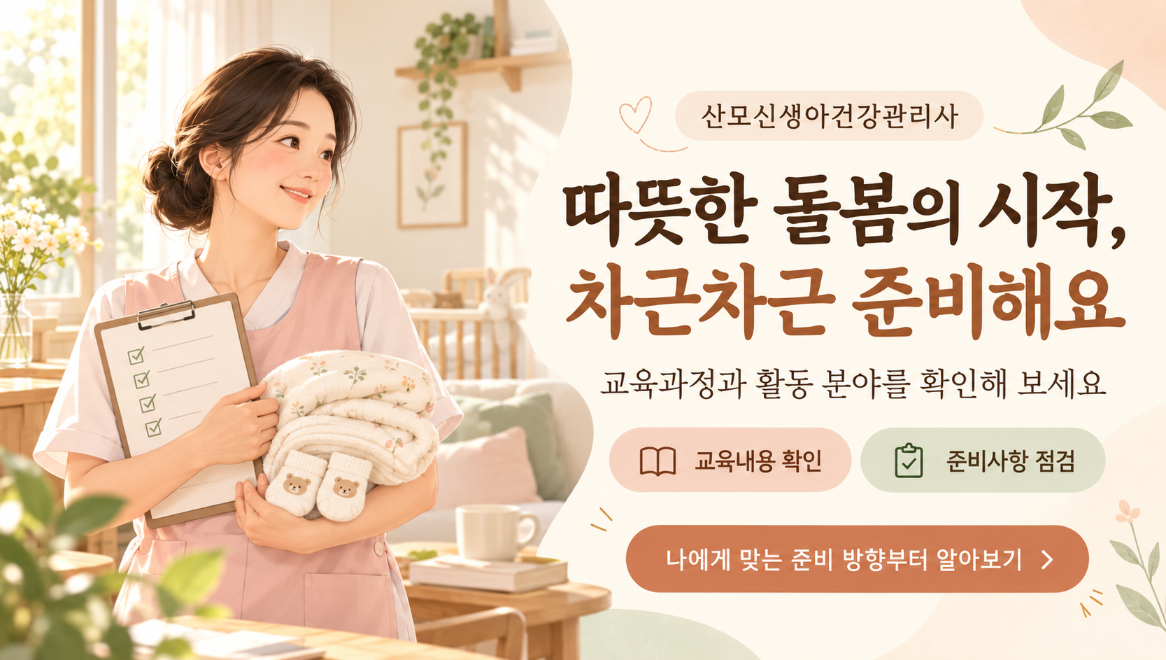 산모신생아건강관리사 취득알아보기