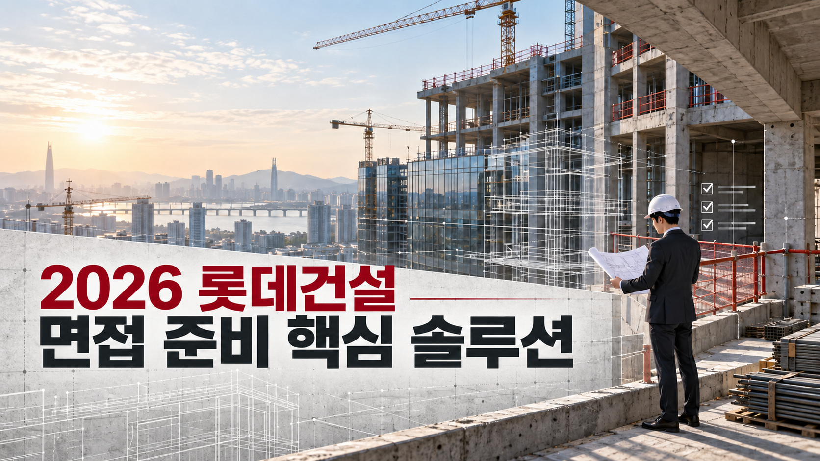 2026 롯데건설 면접 준비 핵심 합격 전략 및 직무 PT 역량면접 완벽 대책