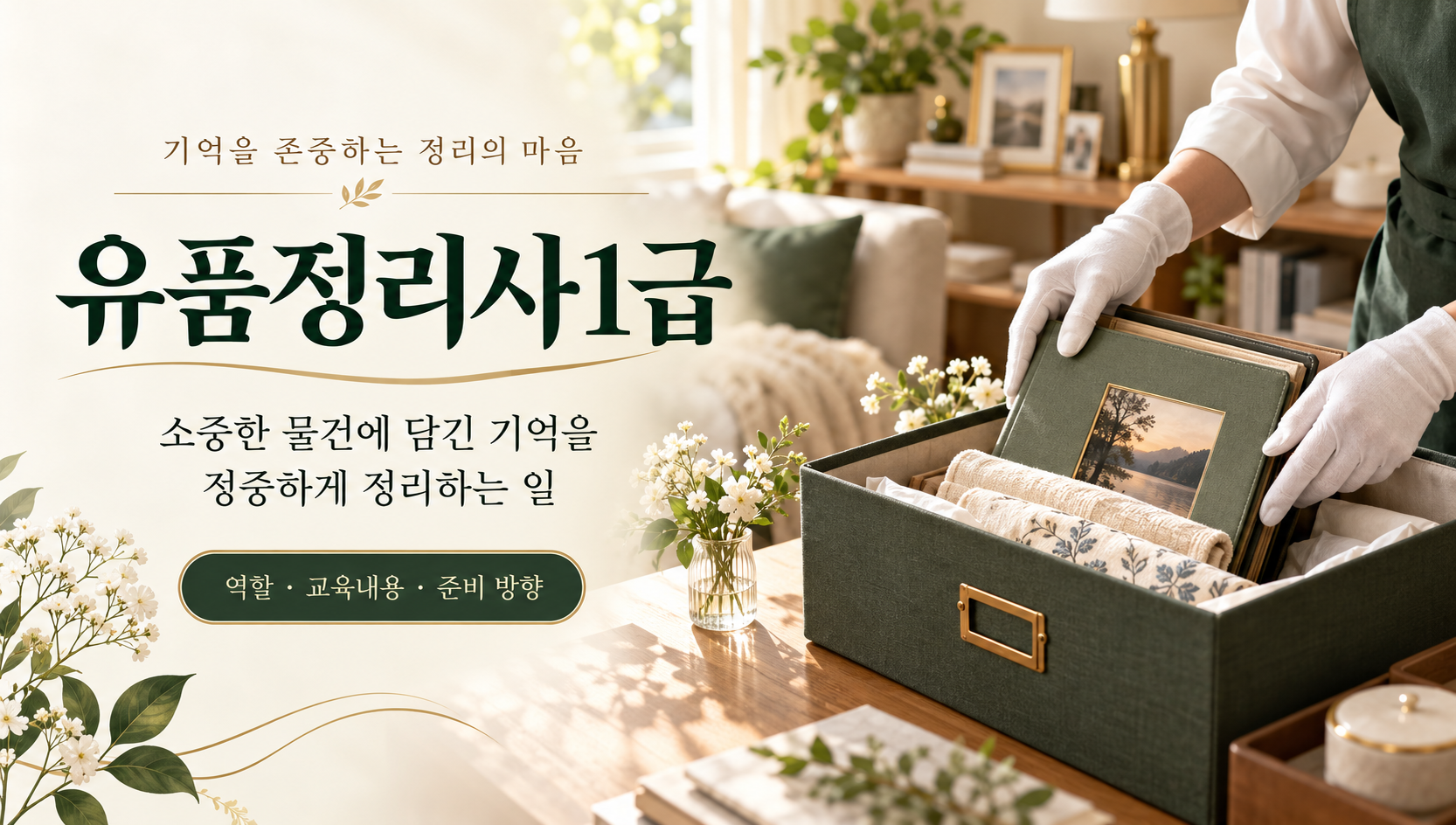 유품정리사1급 취득알아보기